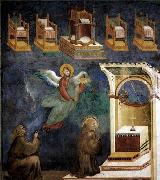 GIOTTO di Bondone Vision of the Thrones painting